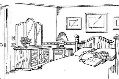 The guest room
