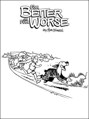 Farley Being Chased by a Young Boy