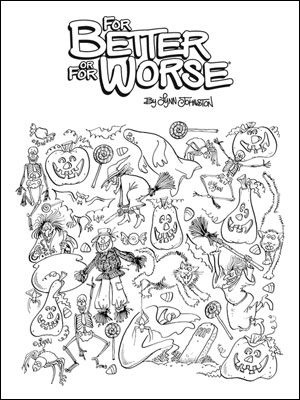 Various halloween creatures
